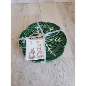 Maxcera Hip Hop Cabbage 6 inch plate set spring easter lettuce home decor unique